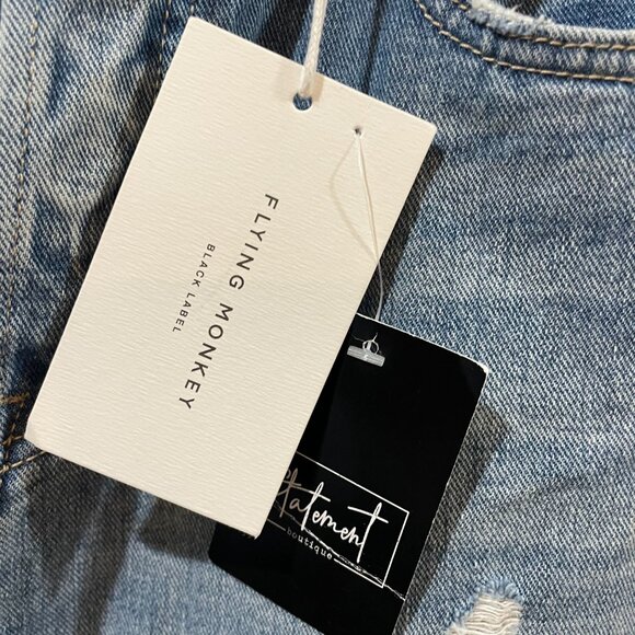 Flying Monkey Black Label True Identity Boyfriend Jeans Sz 27 NWT Retail $79 - Picture 9 of 12